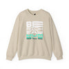 Inspirational Crewneck Sweatshirt - 'Be Rich Stay Humble'