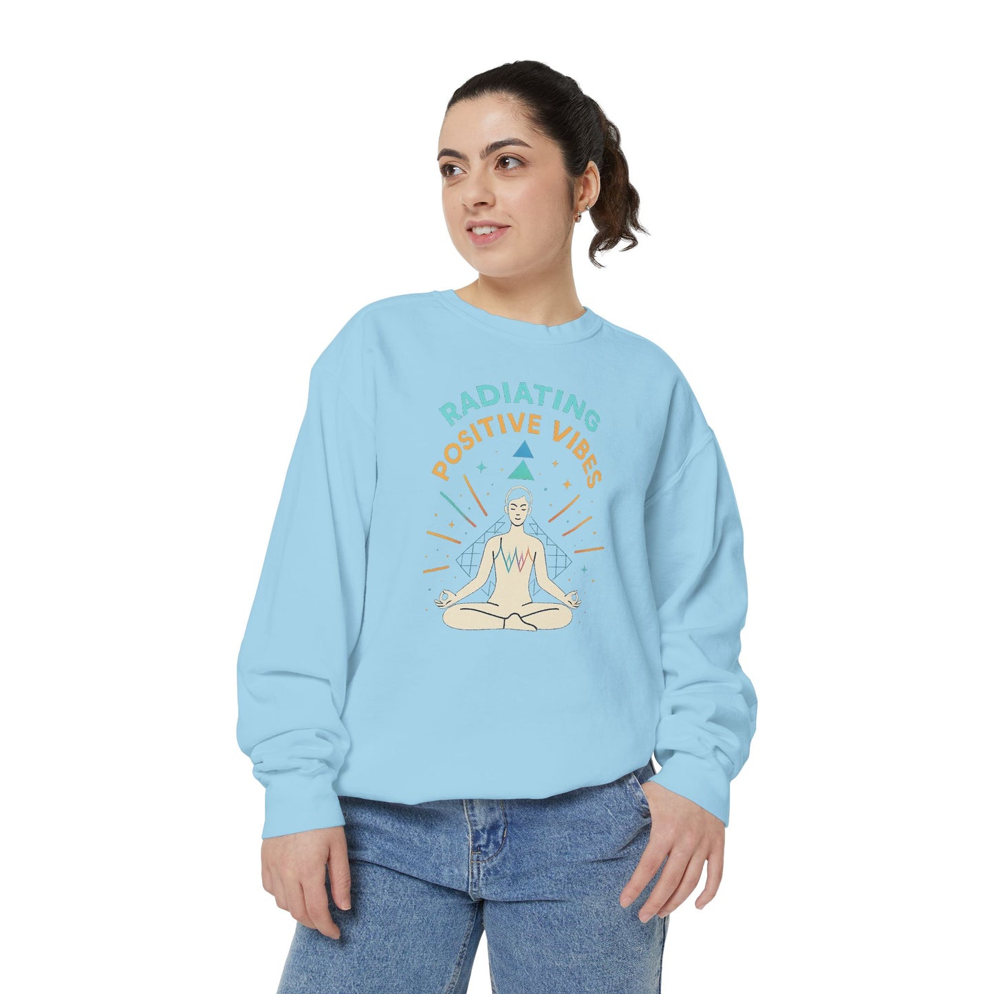 Radiating Positive Vibes Unisex Sweatshirt