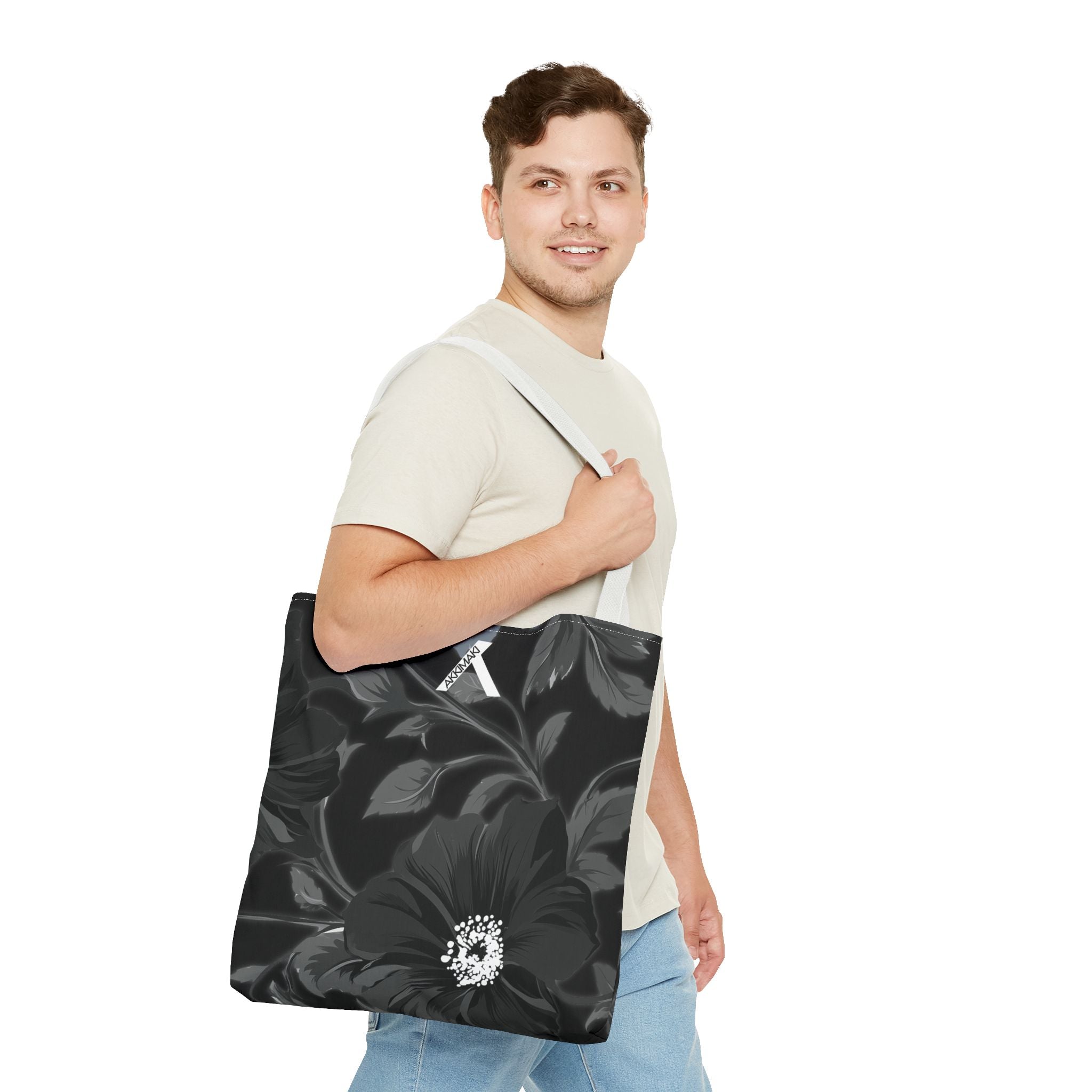 Elegant Floral Tote Bag