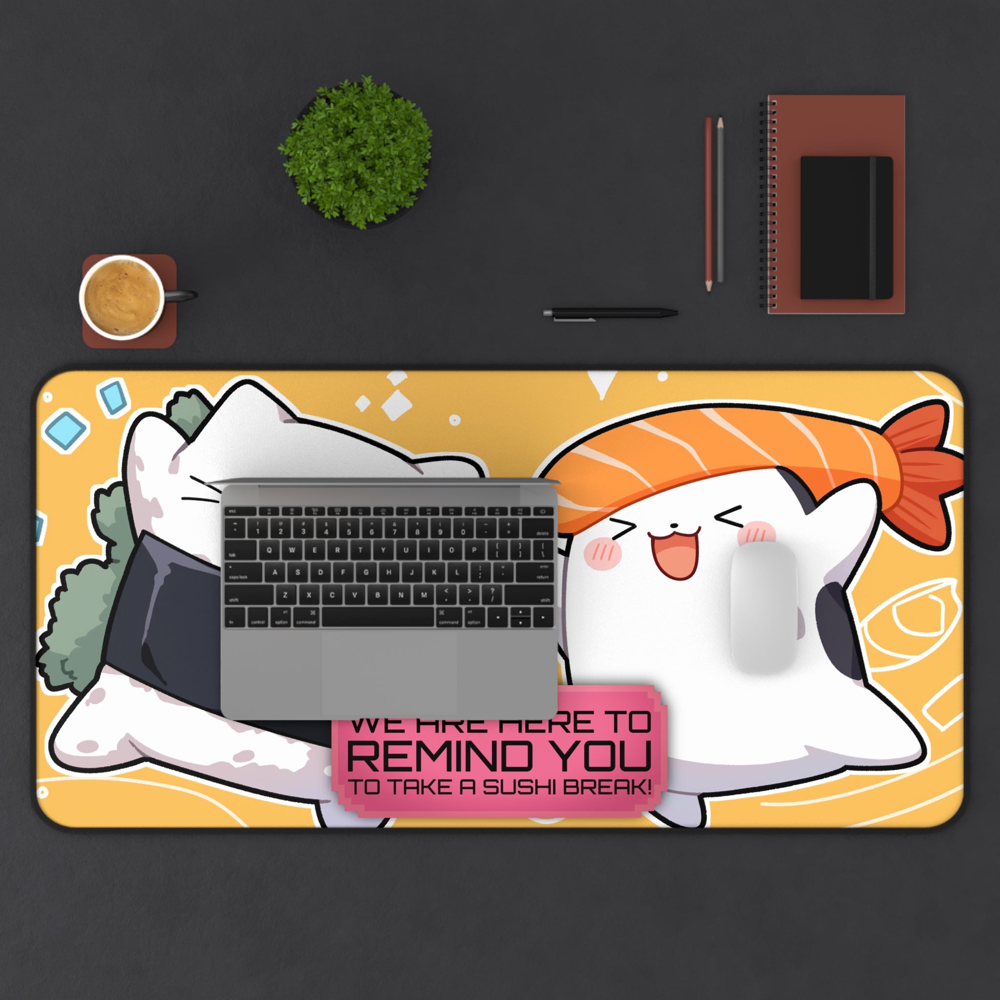 Cute Sushi Desk Mat