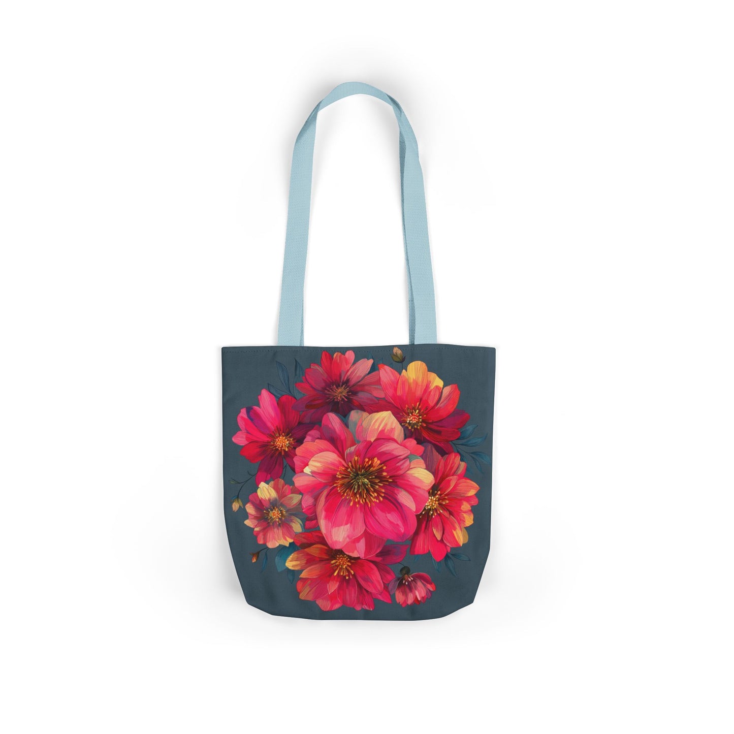Floral Canvas Tote Bag