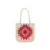 Colorful Floral Canvas Tote Bag