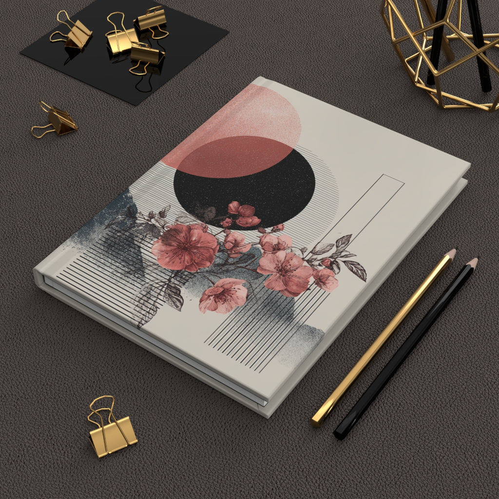 Floral Geometric Hardcover Journal