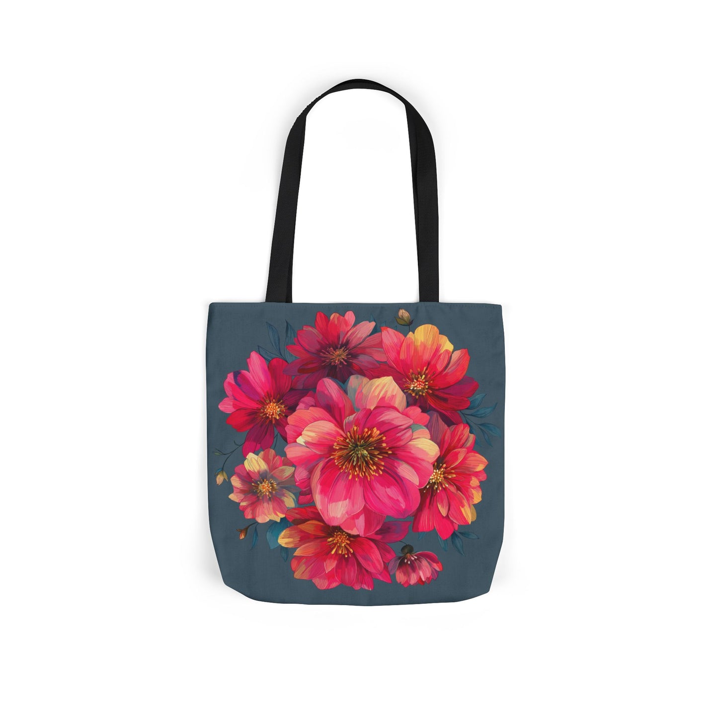 Floral Canvas Tote Bag
