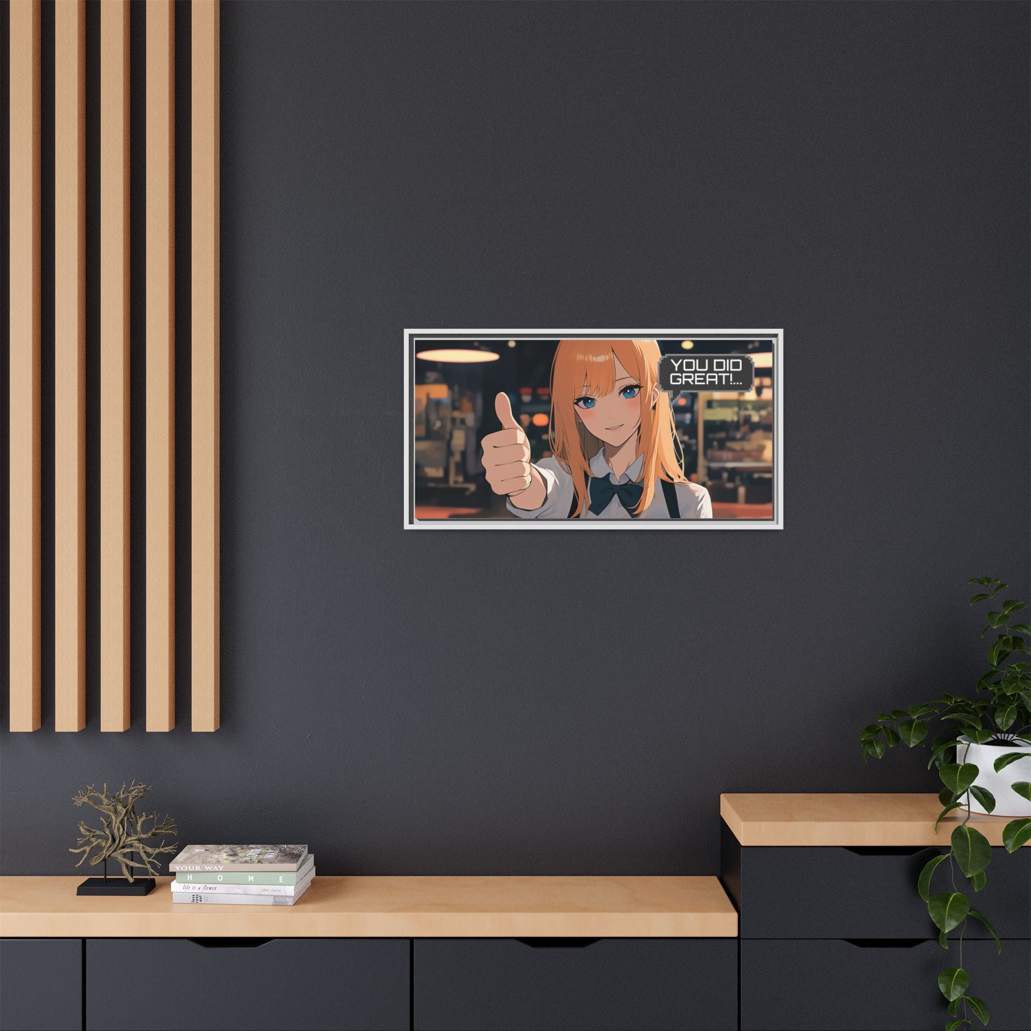 Motivational Framed Canvas Wall Art