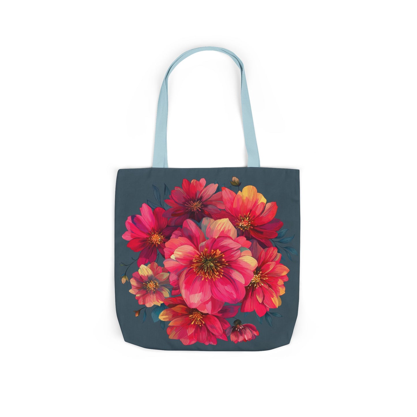 Floral Canvas Tote Bag