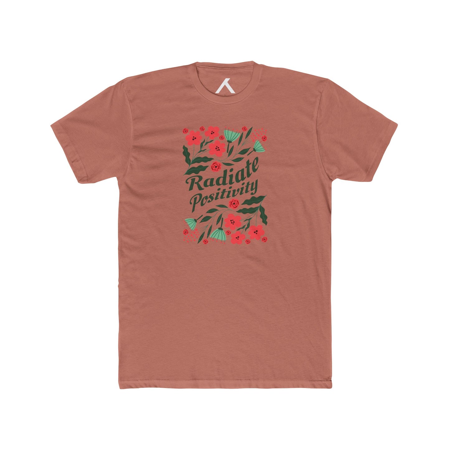 Radiate Positivity Unisex Cotton Crew Tee