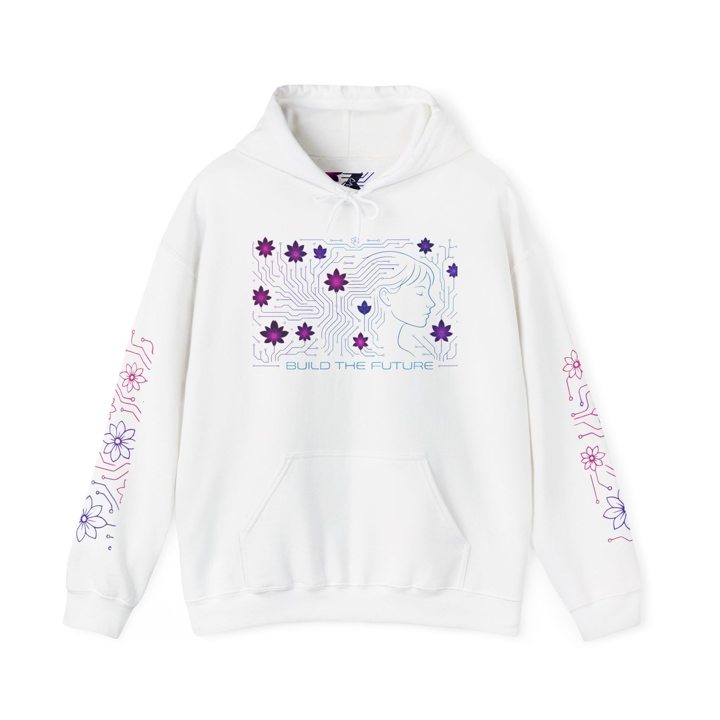 Floral Graphic Hooded Sweatshirt