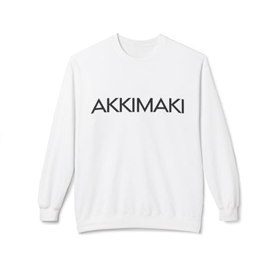 Unisex Fleece Crewneck Sweatshirt - AKKIMAKI Statement
