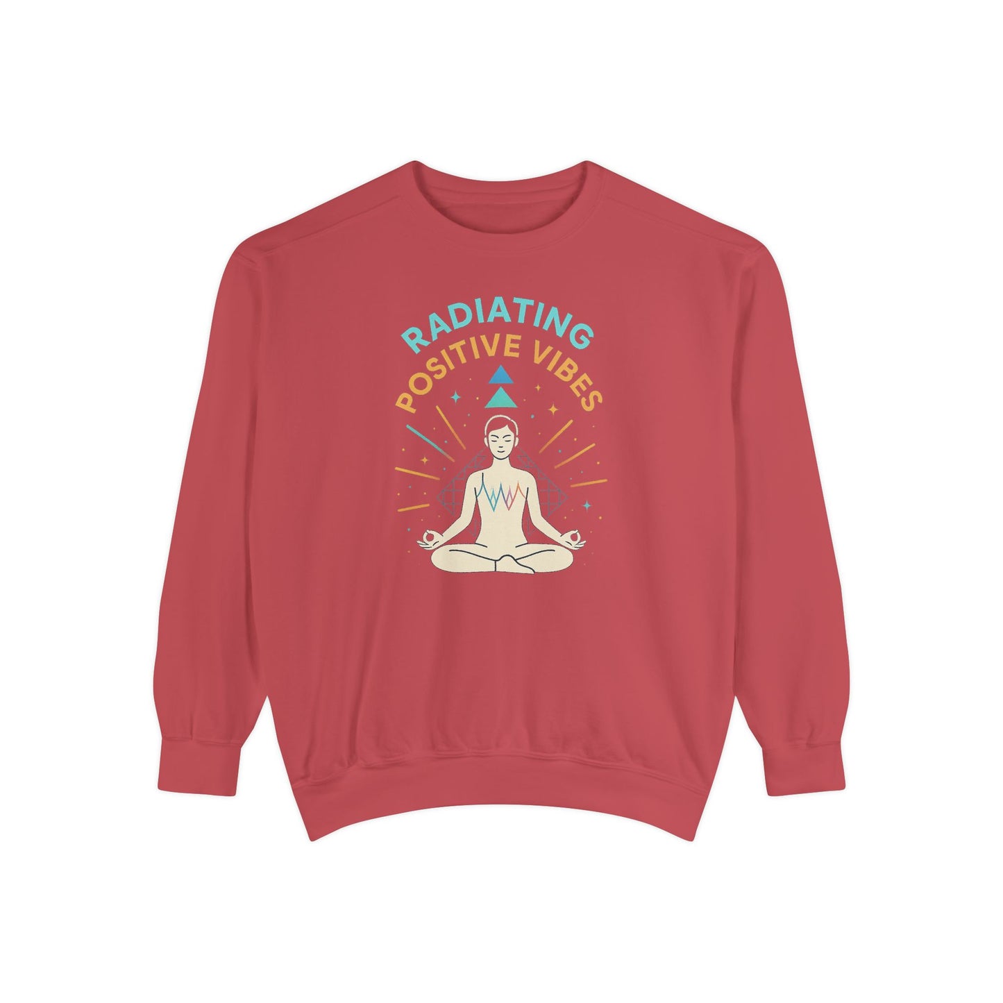 Radiating Positive Vibes Unisex Sweatshirt