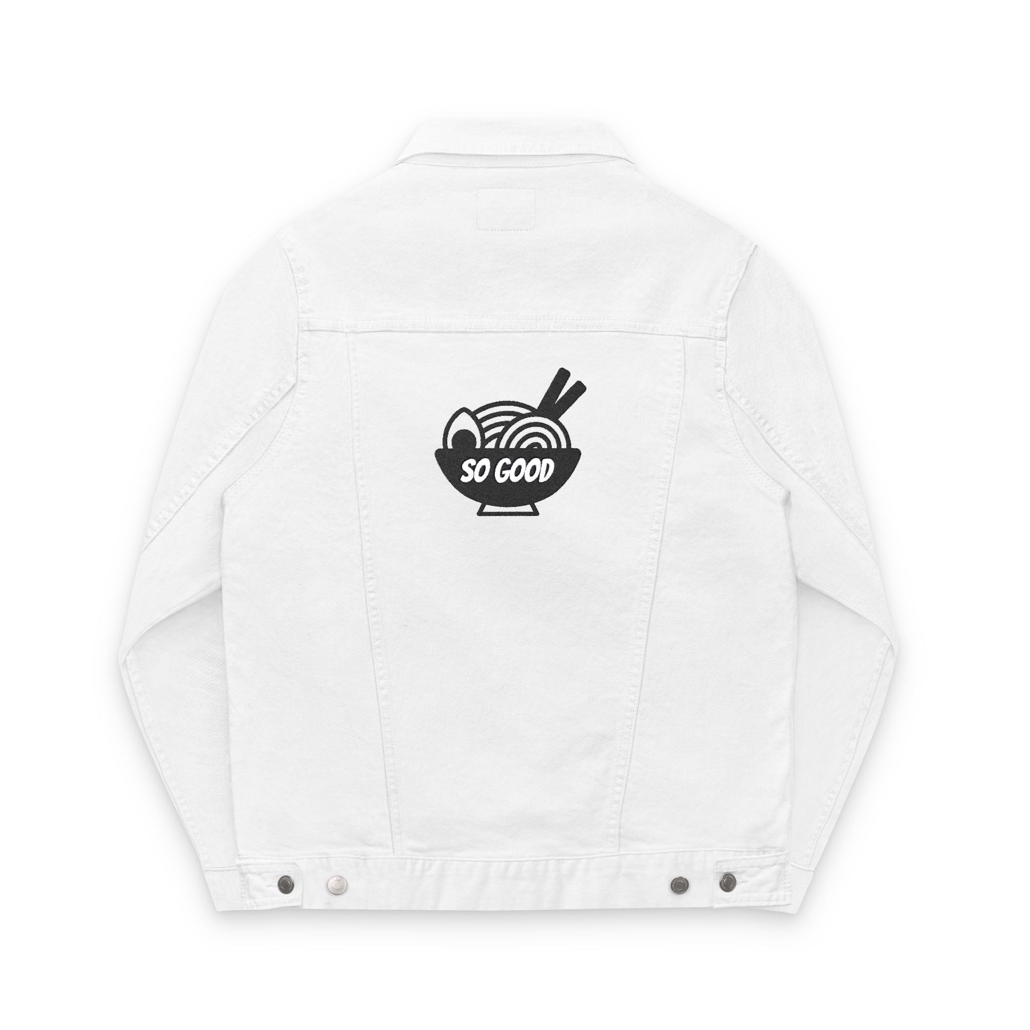 Embroidery Denim Jacket – Casual Streetwear