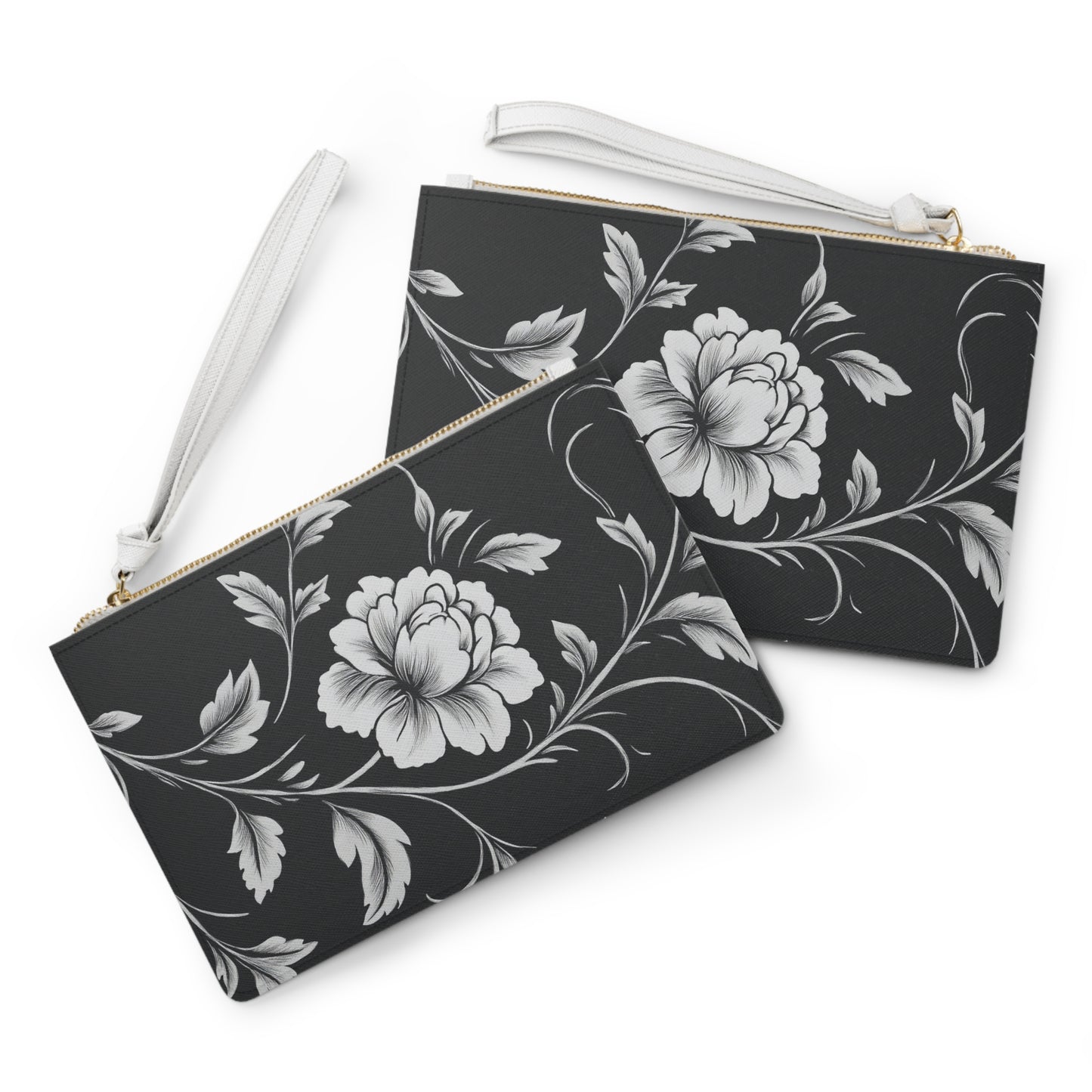 Floral Print Clutch Bag