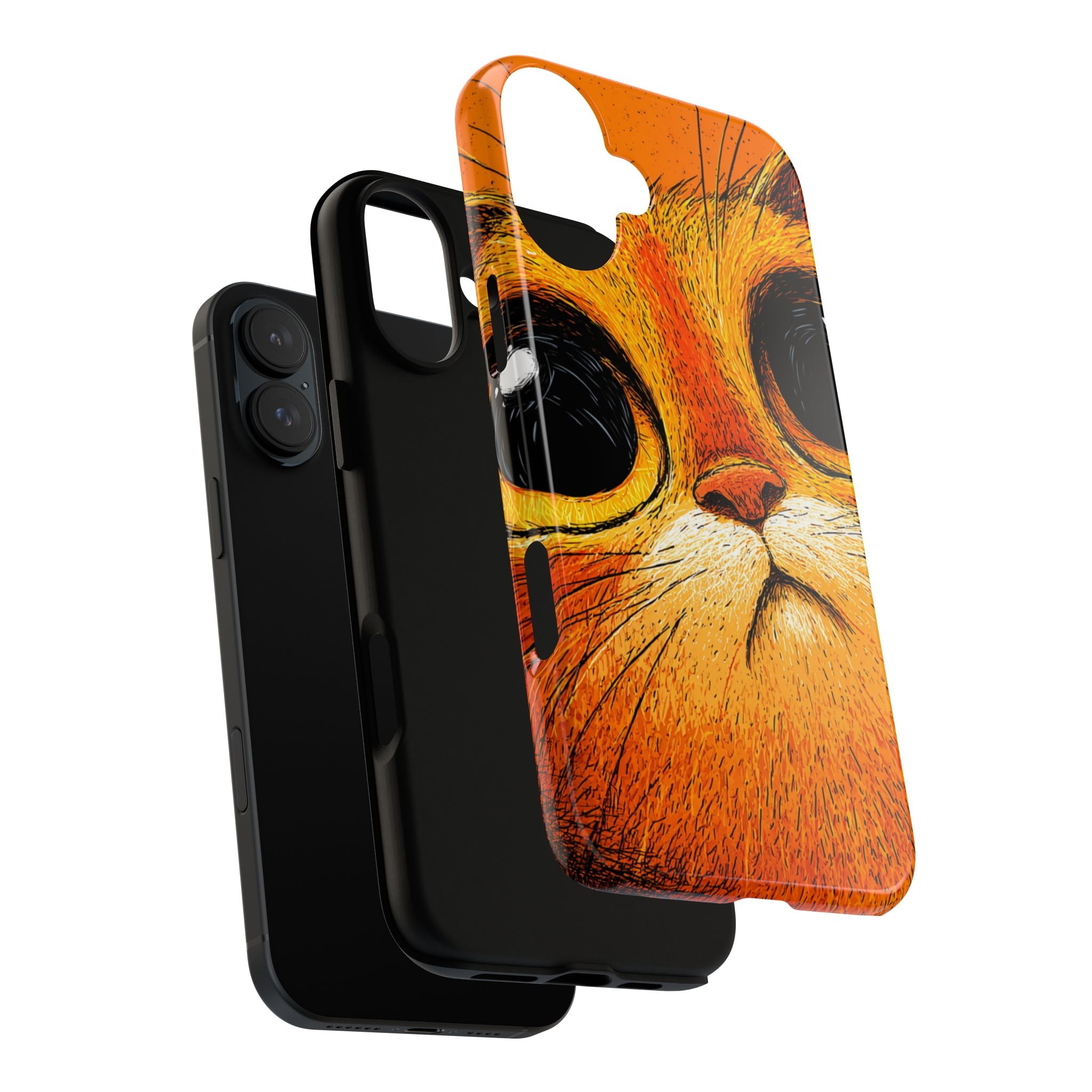 Whimsical Cat Phone Case