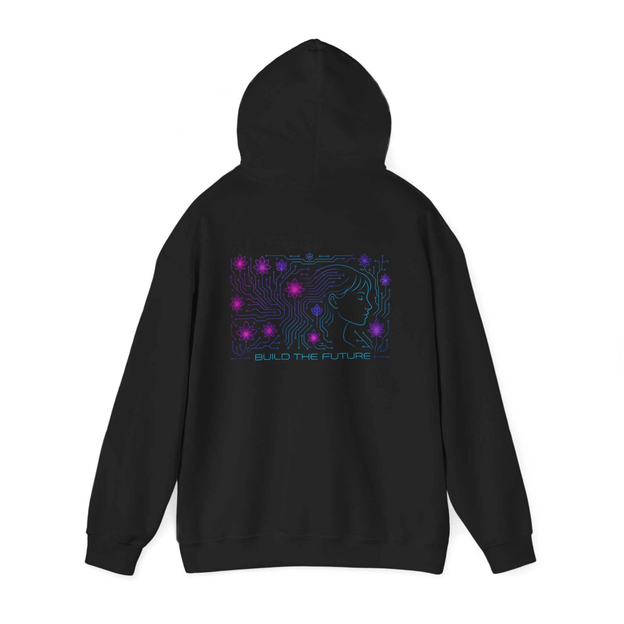 Floral Graphic Hooded Sweatshirt