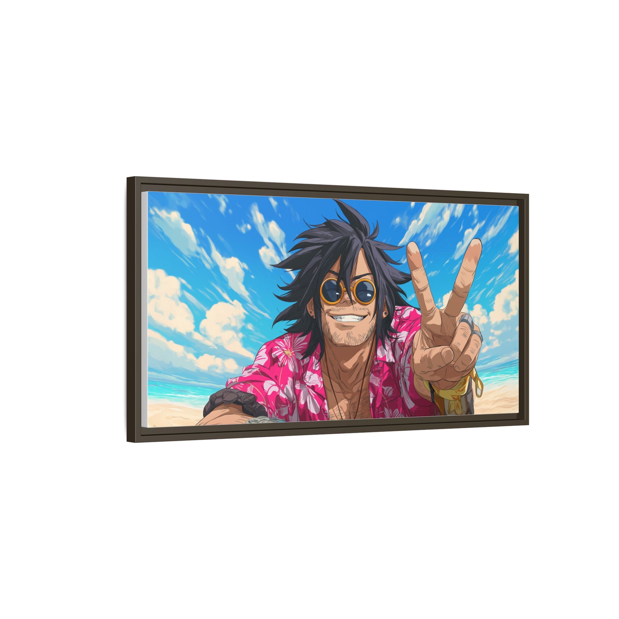 Framed Art Print - Vibrant Beach Vibes