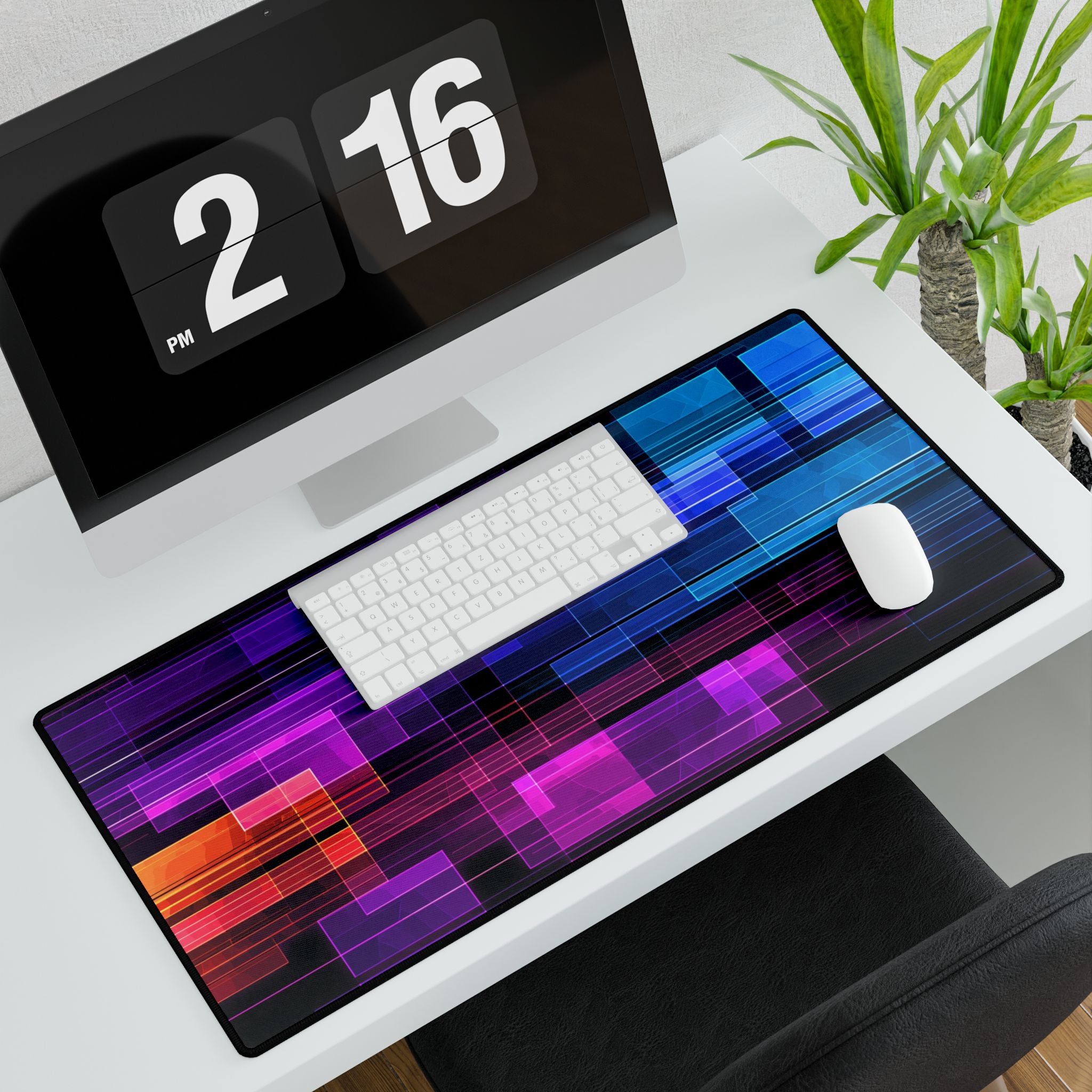 Vibrant Abstract Desk Mat