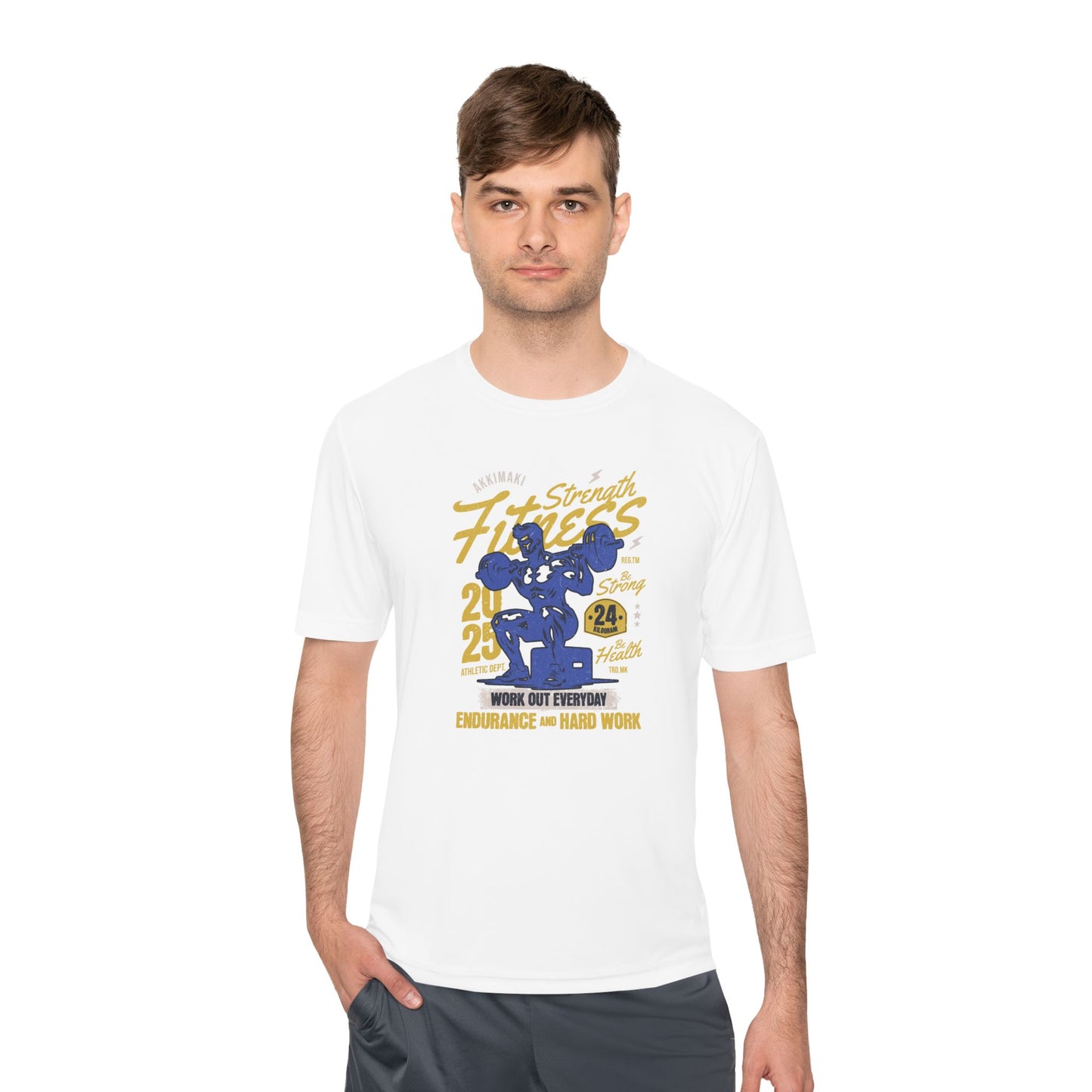 Strength Fitness Unisex Moisture Wicking Tee