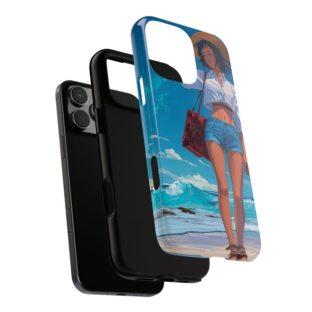 Tough Cases: Stylish Phone Case with Beach Vibe