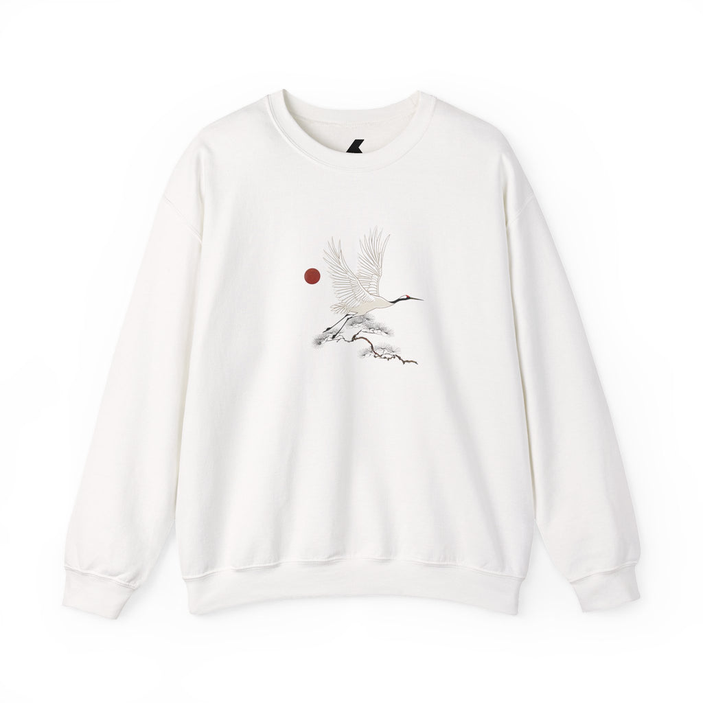 Crane Sunrise Crewneck Sweatshirt