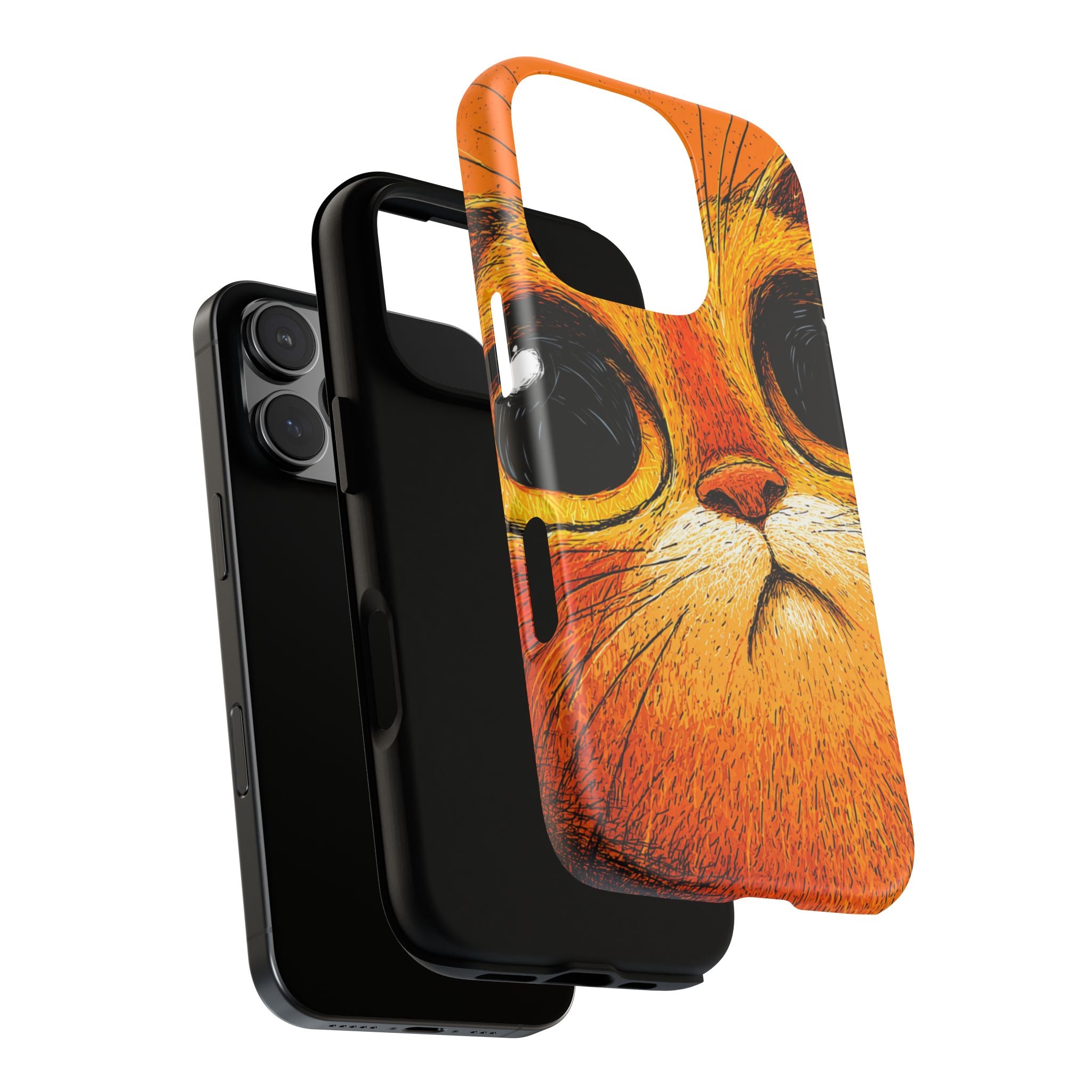 Whimsical Cat Phone Case