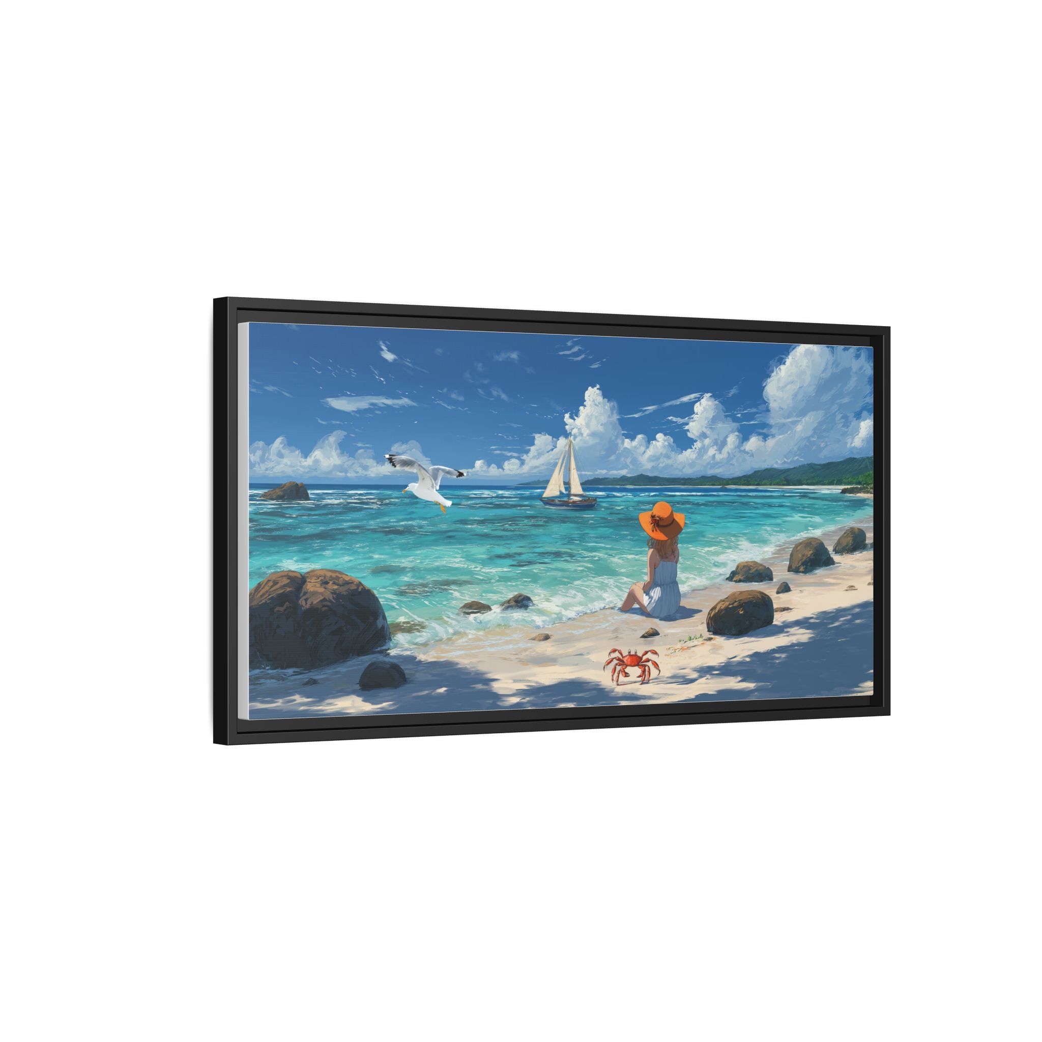 Beach Vibe Wall Art Coastal Landscape