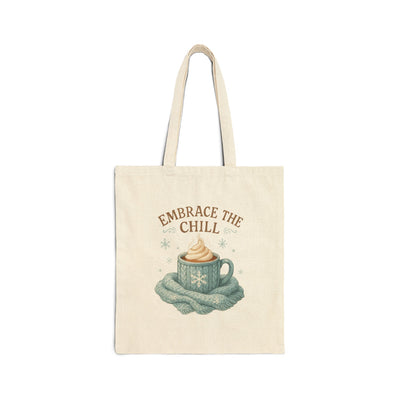 Embrace the Chill Cotton Canvas Tote Bag