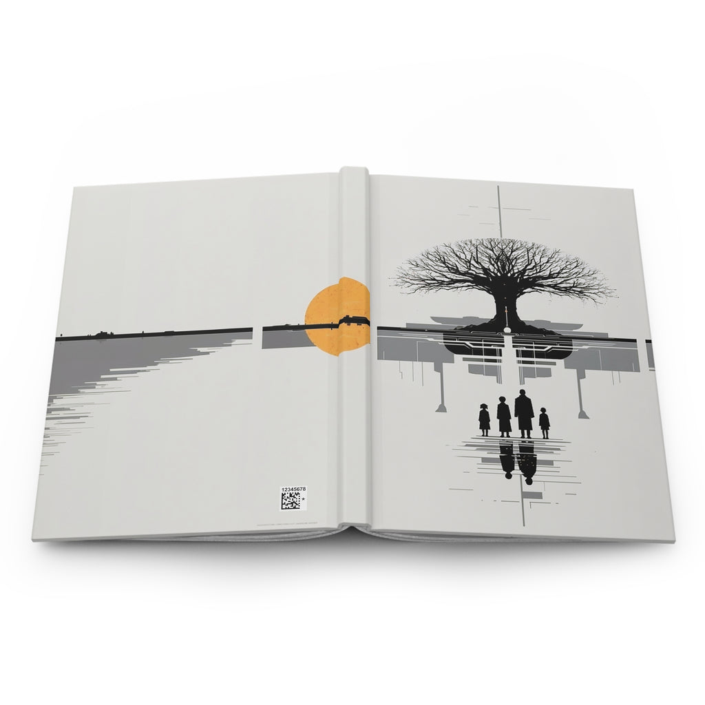 Minimalist Tree Reflection Journal (Sunrise Silhouette)