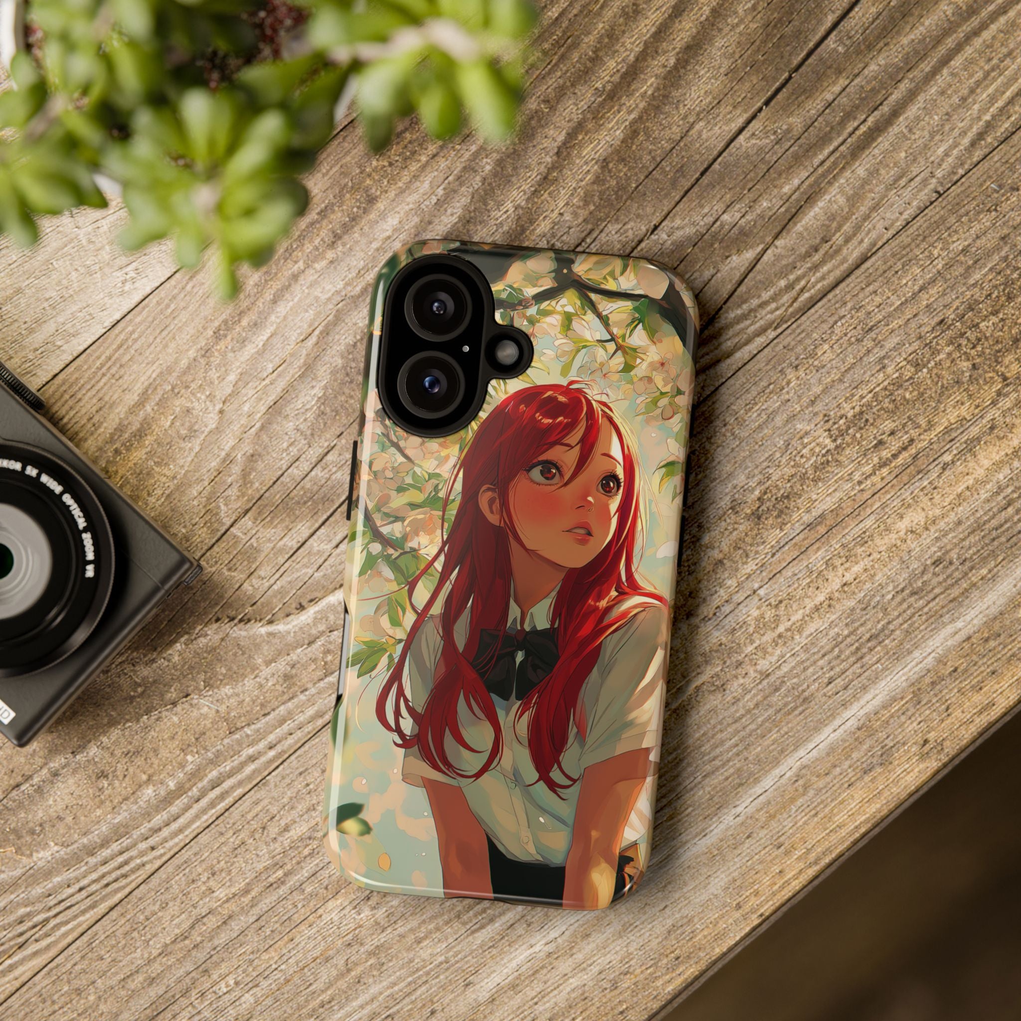 Artistic Phone Case with Floral Design