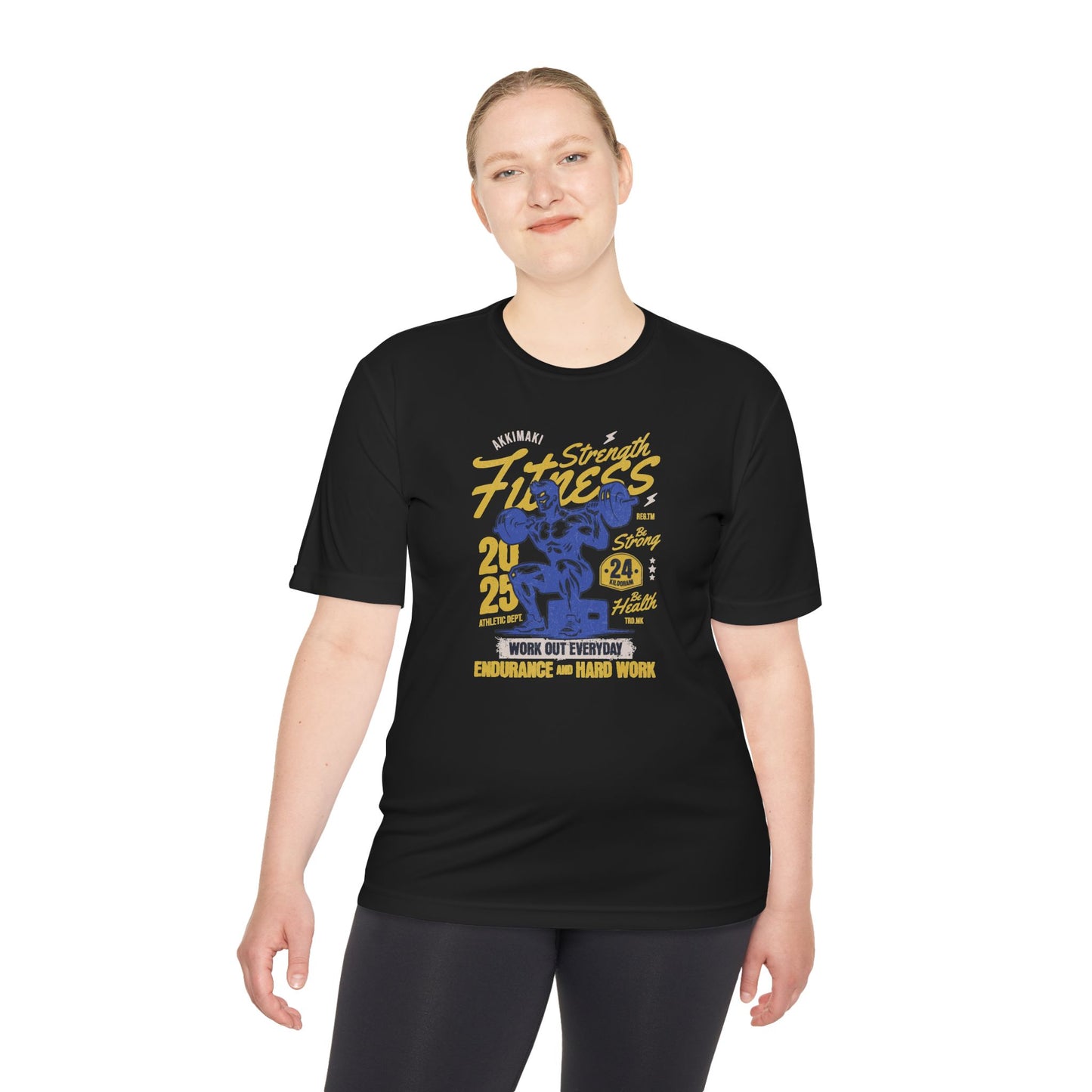 Strength Fitness Unisex Moisture Wicking Tee