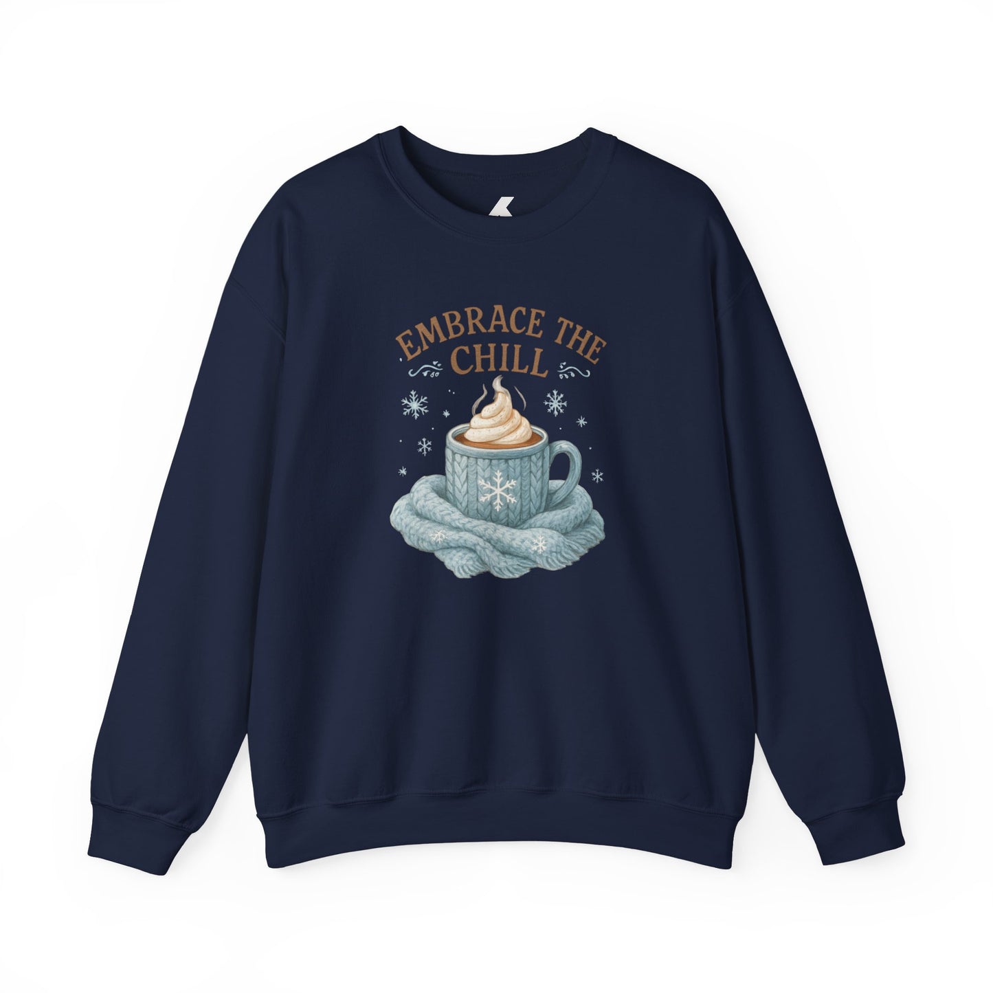 Cozy Embrace the Chill Crewneck Sweatshirt