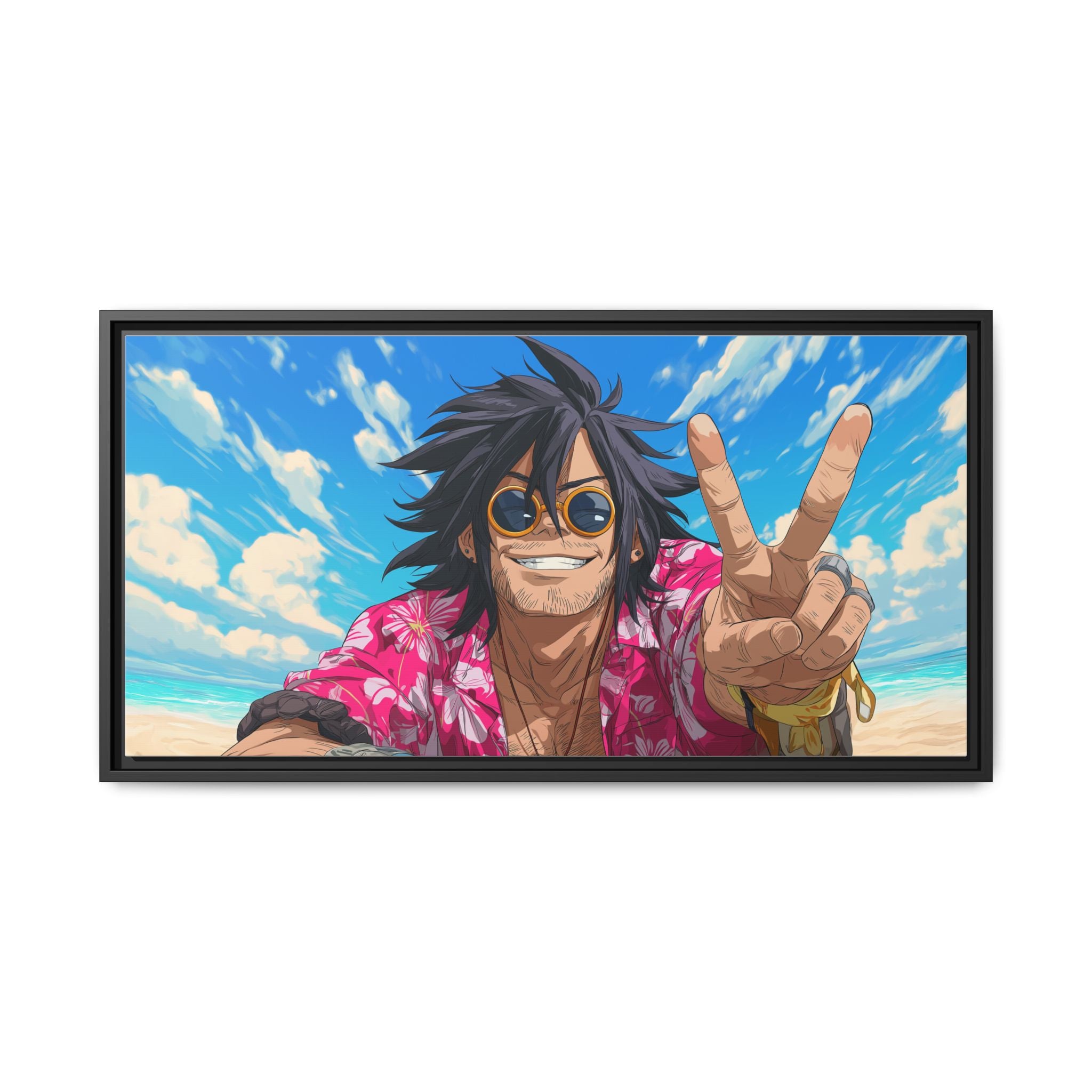 Framed Art Print - Vibrant Beach Vibes