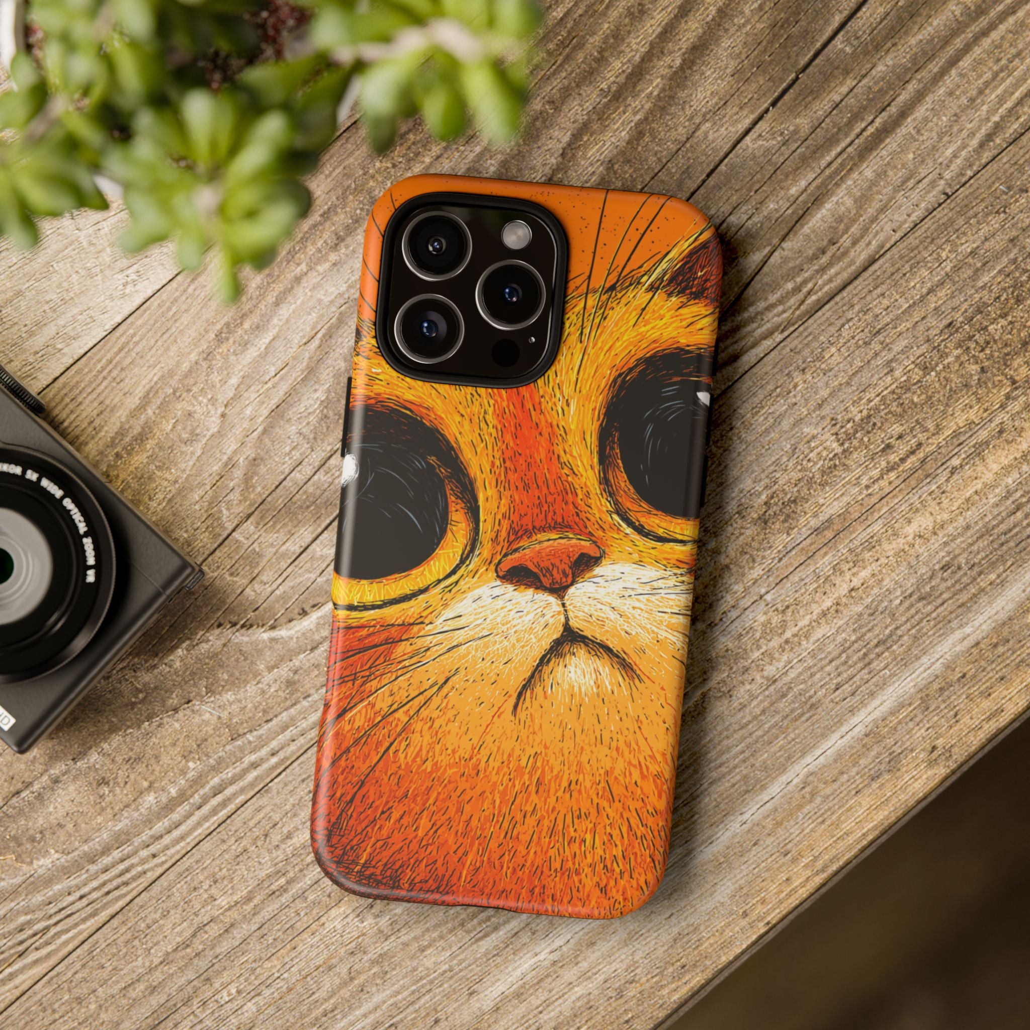 Whimsical Cat Phone Case