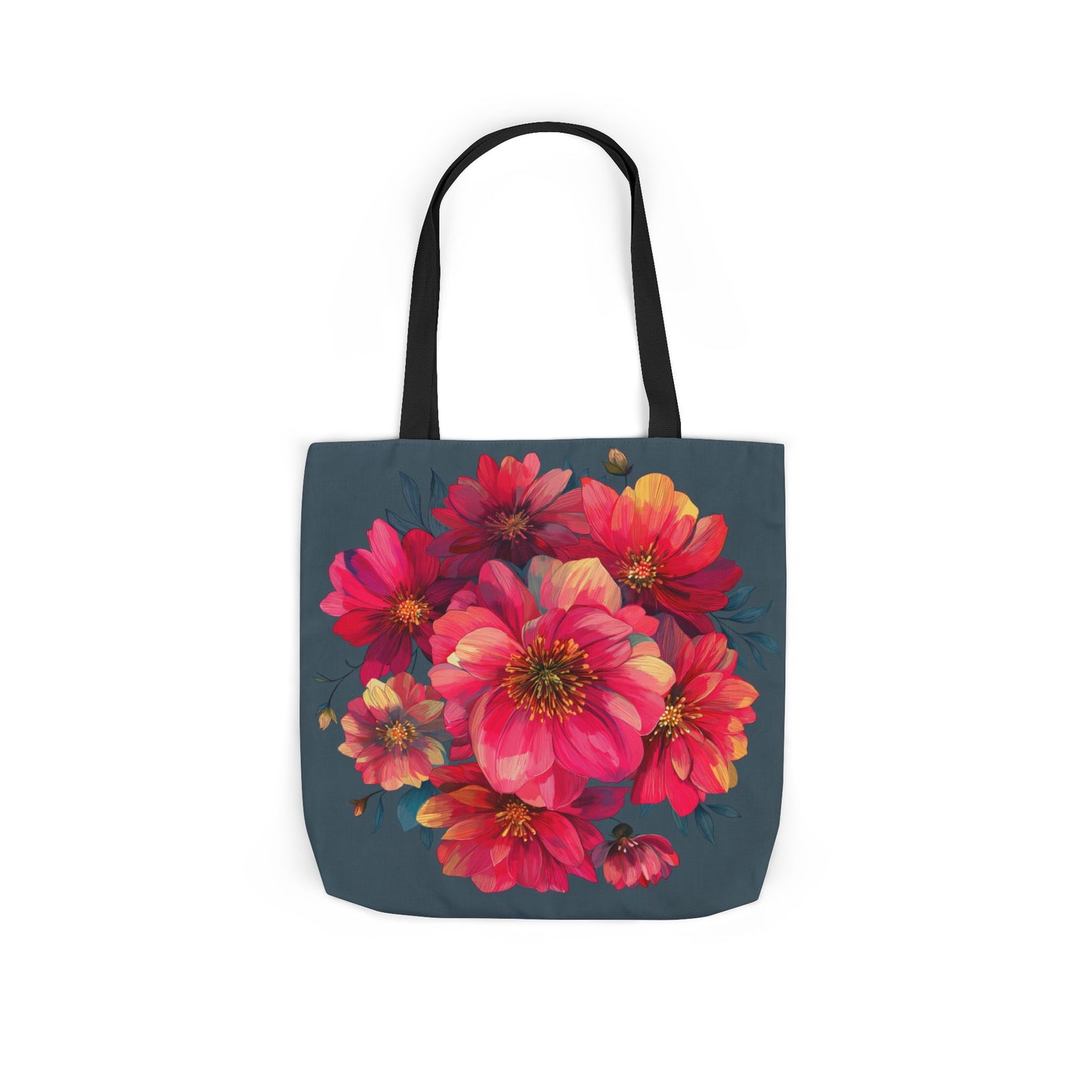 Floral Canvas Tote Bag