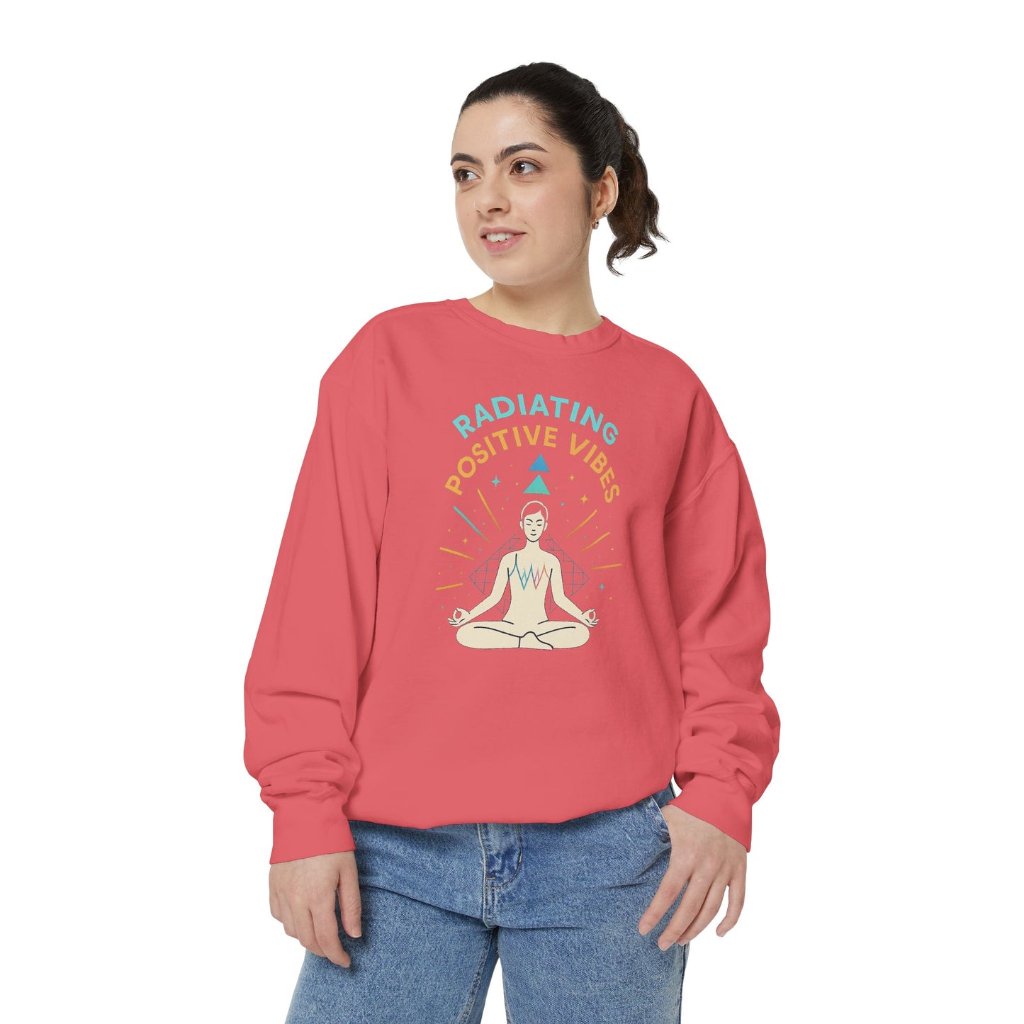 Radiating Positive Vibes Unisex Sweatshirt