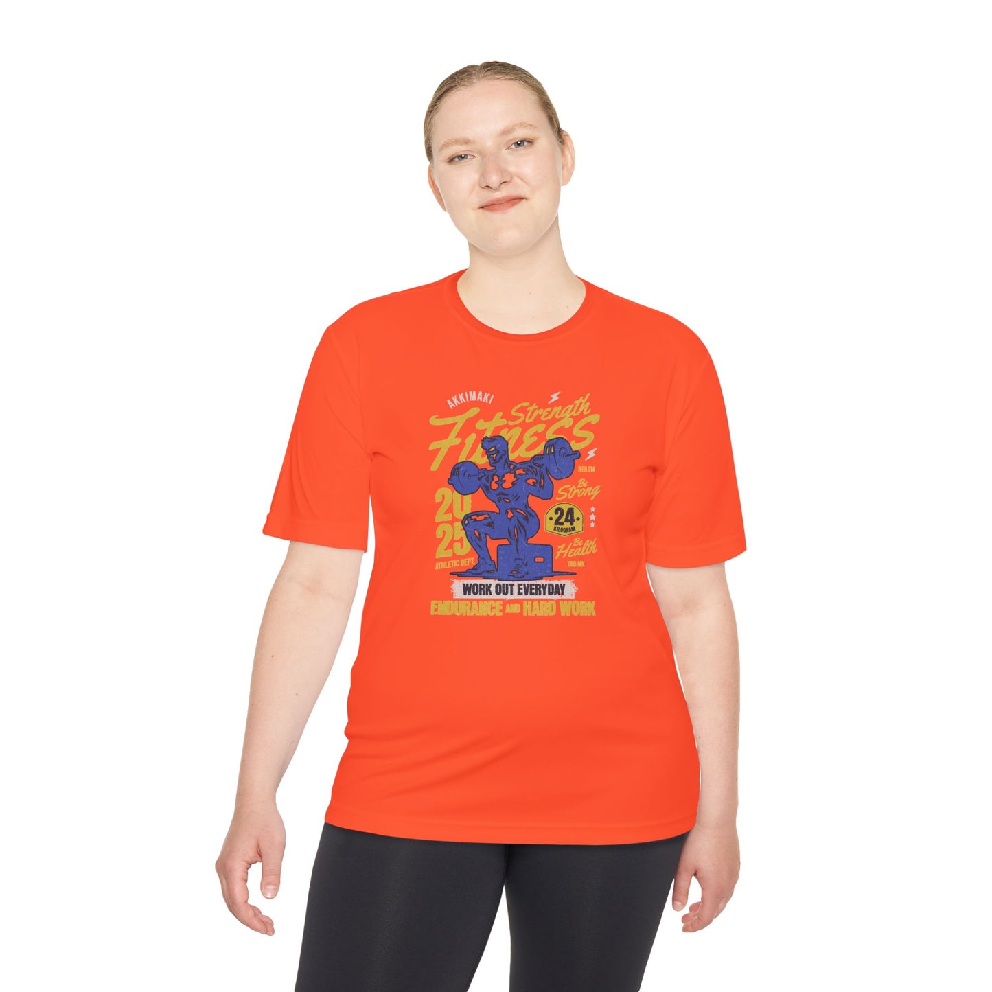Strength Fitness Unisex Moisture Wicking Tee