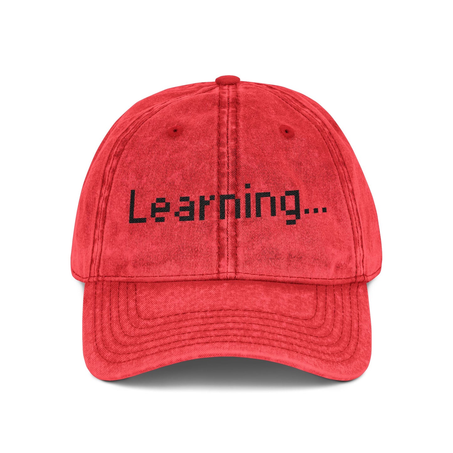 Vintage Embroidered Cap for Learning Enthusiasts