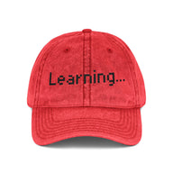 Vintage Embroidered Cap for Learning Enthusiasts