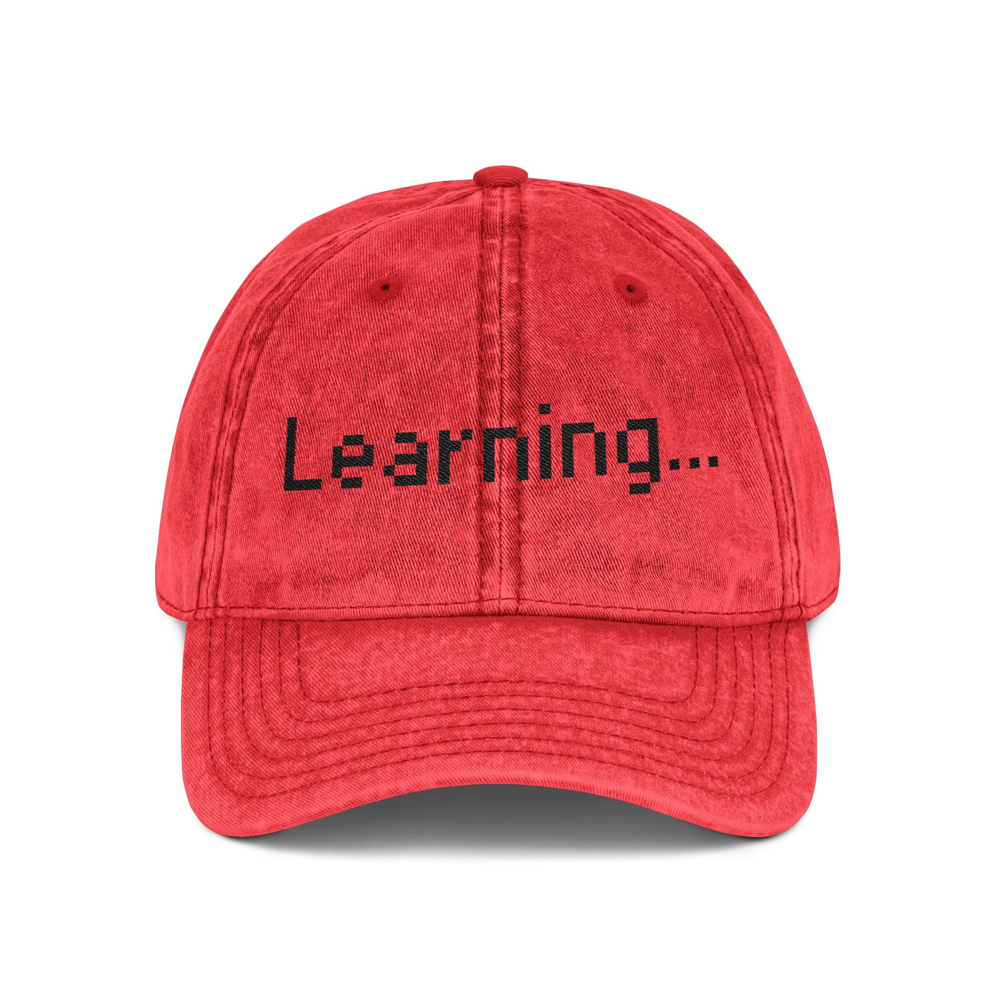 Vintage Embroidered Cap for Learning Enthusiasts