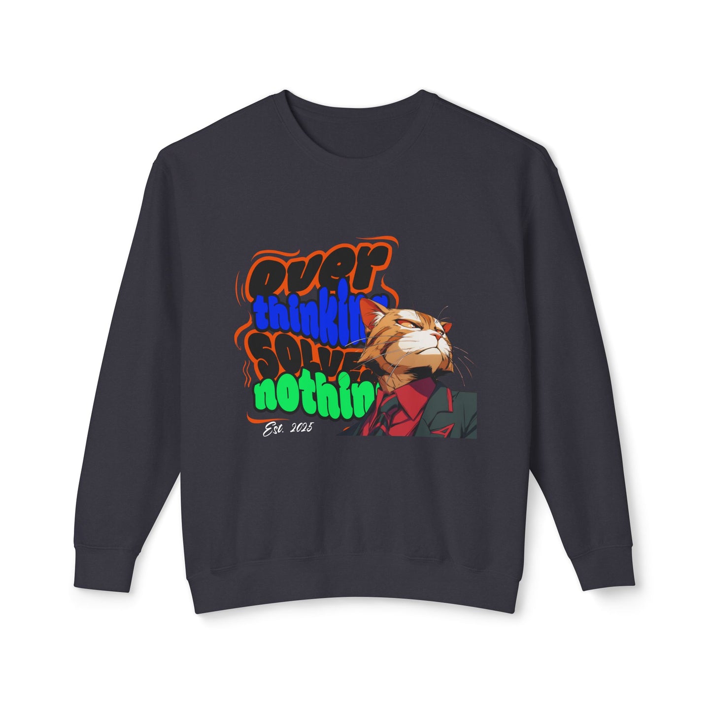 Colorful Overthinking Unisex Crewneck Sweatshirt