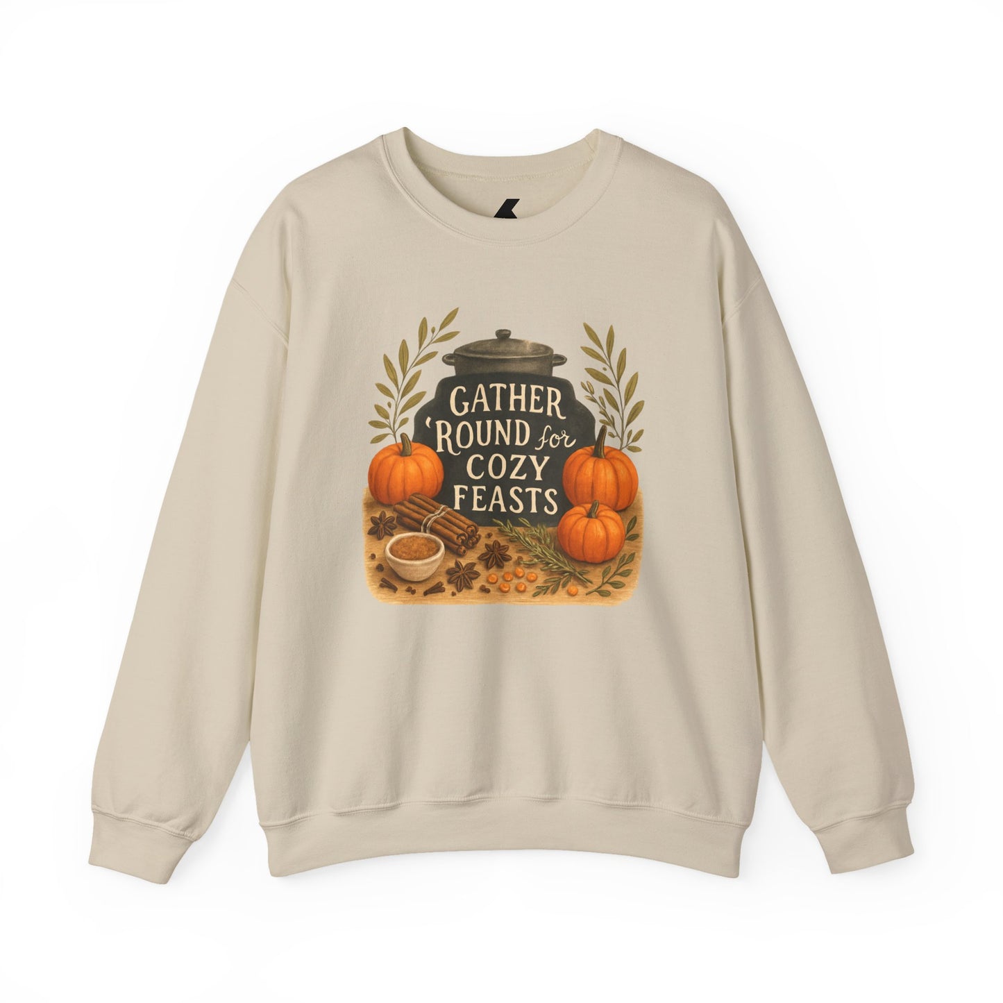 Gather Round for Cozy Feasts Sweatshirt