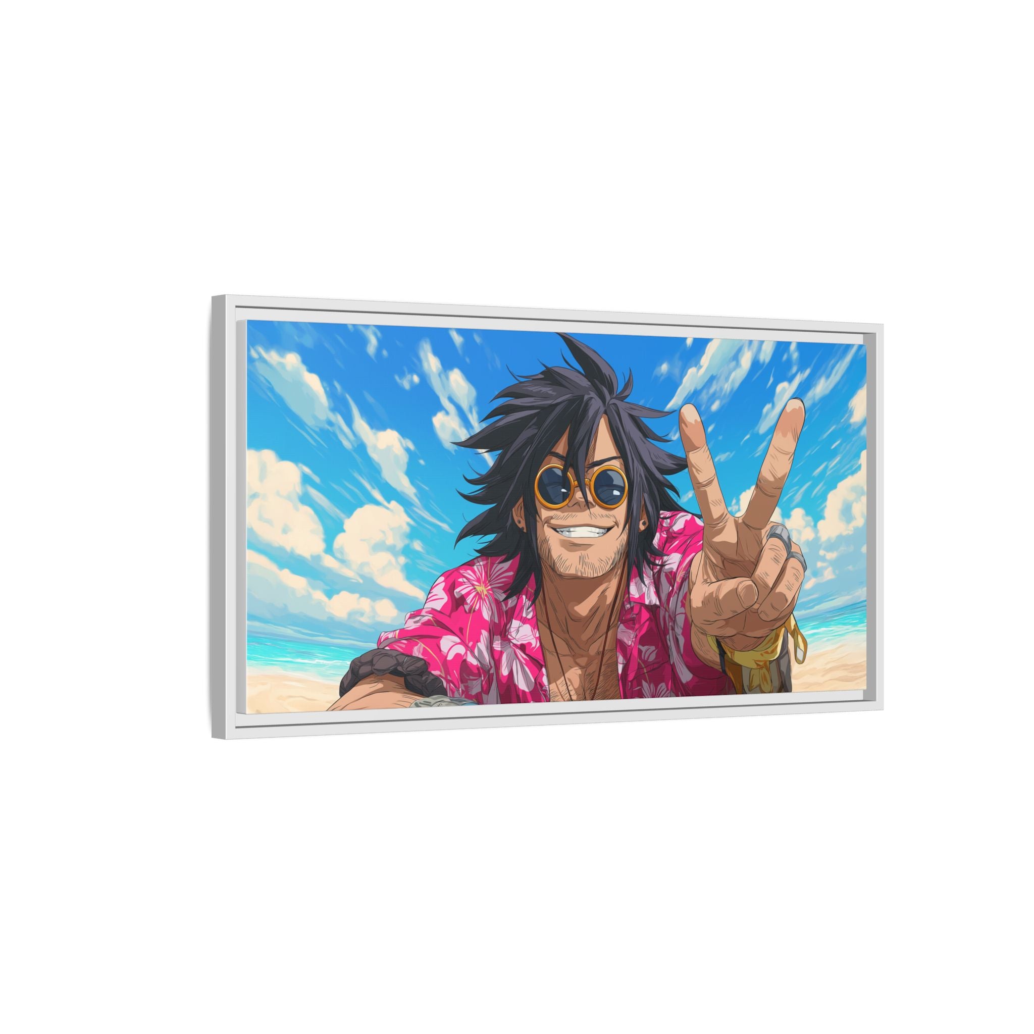 Framed Art Print - Vibrant Beach Vibes
