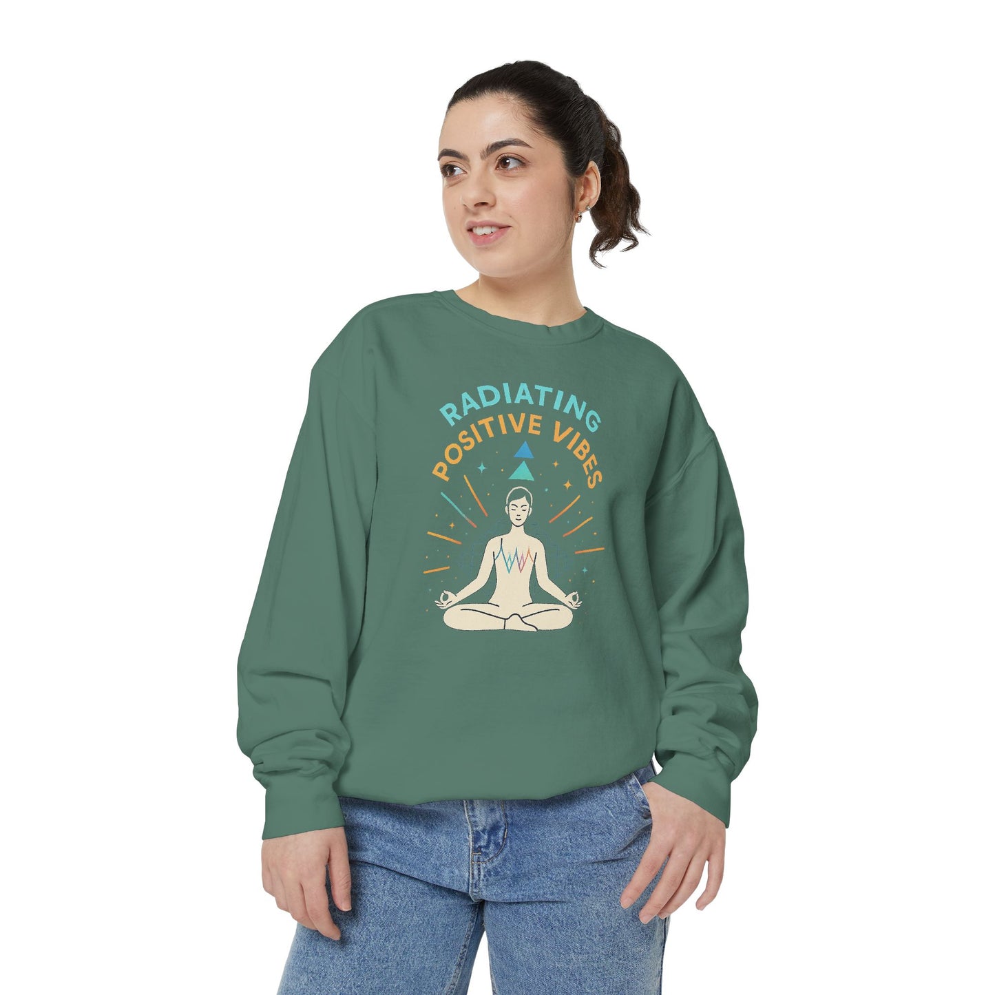 Radiating Positive Vibes Unisex Sweatshirt