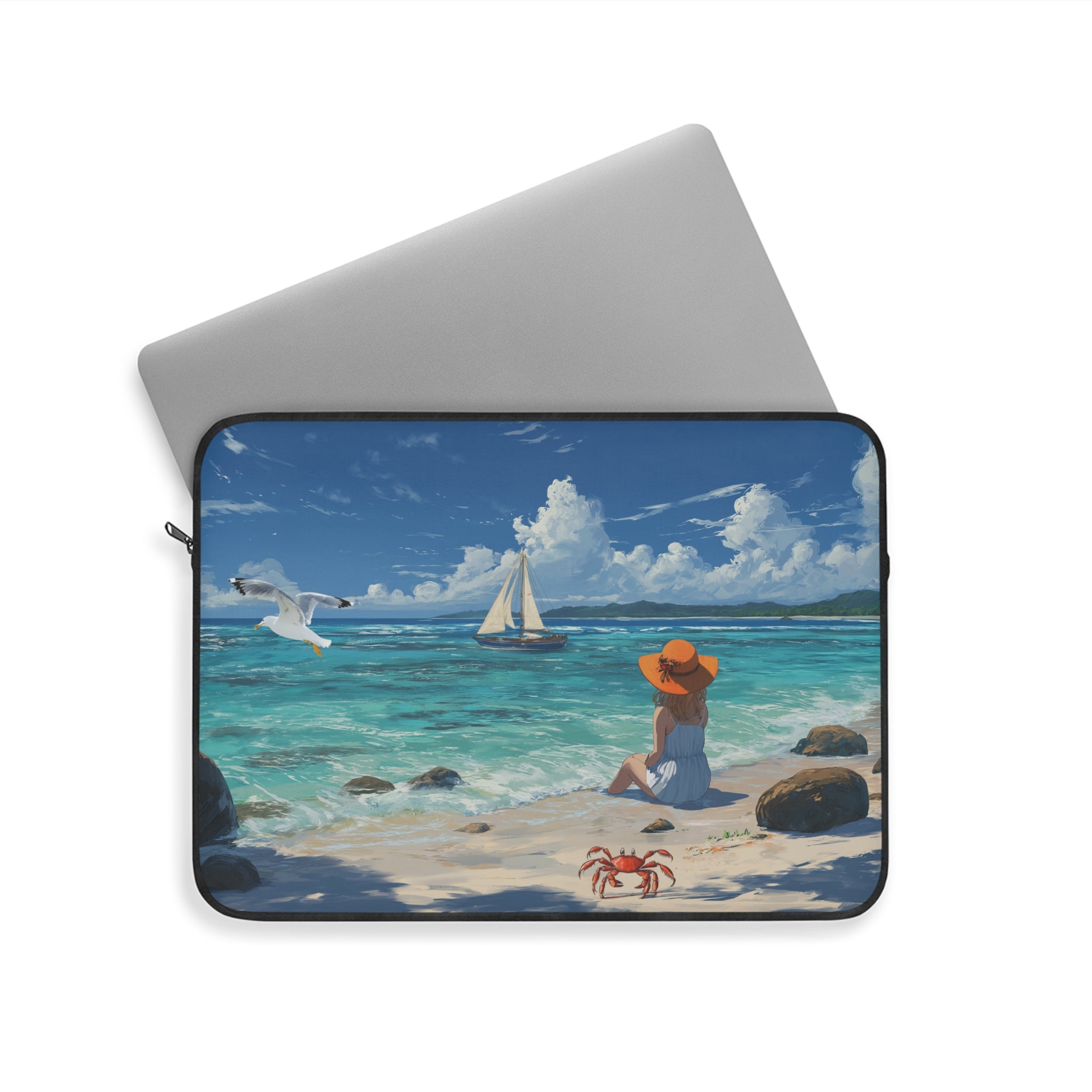 Beach Vibes Laptop Sleeve for Tropical Lovers