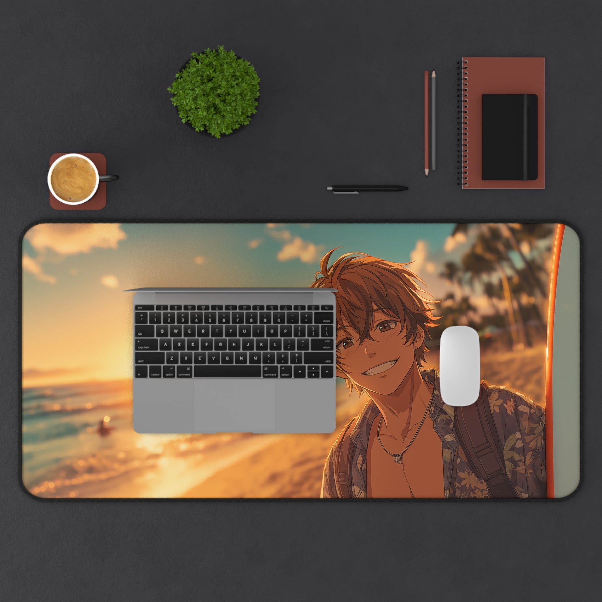 Sunset Beach Desk Mat