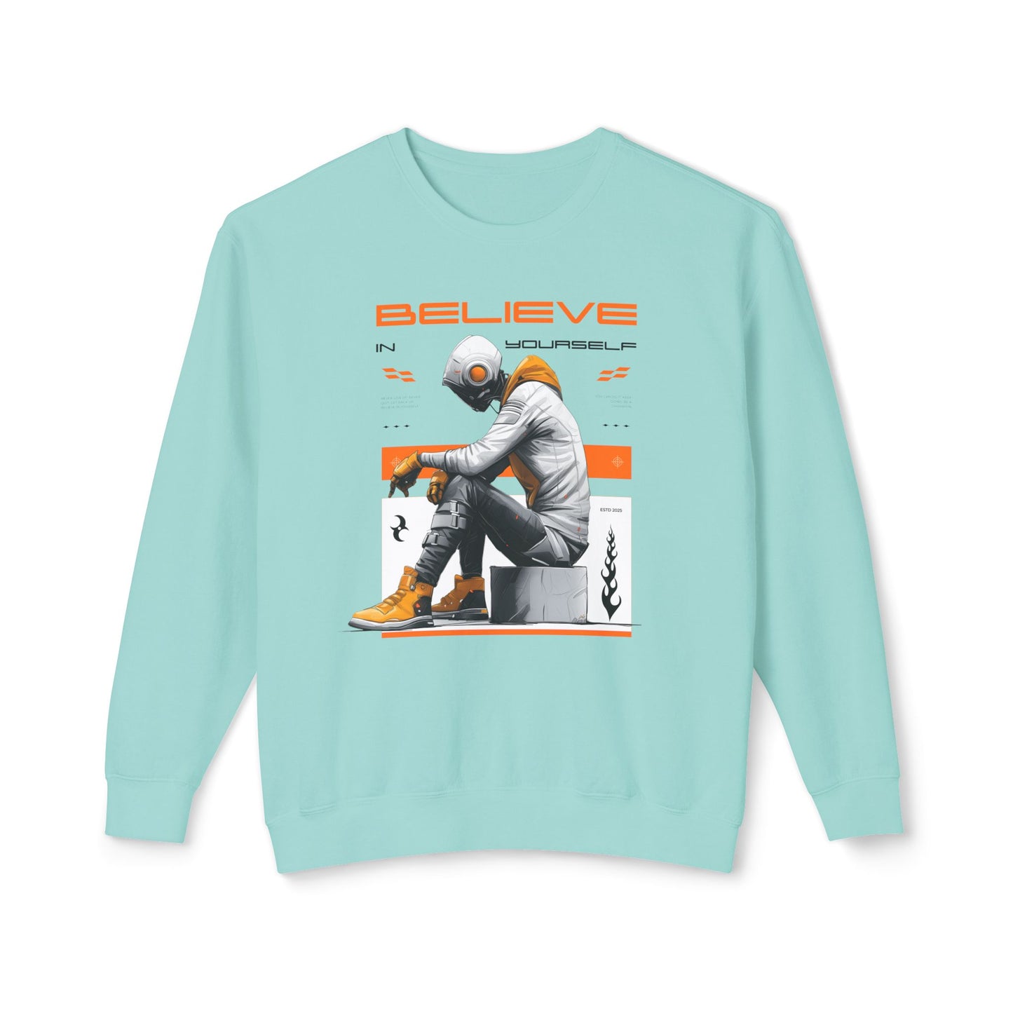 Inspirational Unisex Lightweight Crewneck Sweatshirt