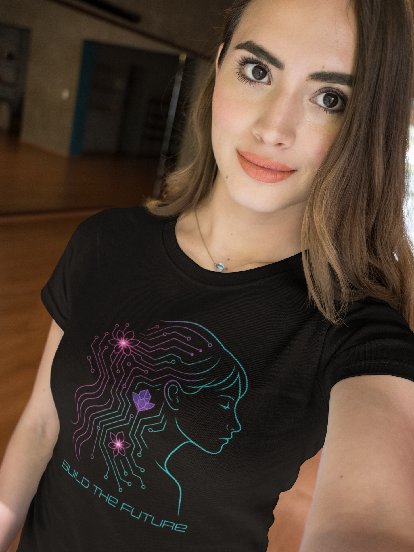 Women's Softstyle Tee with Inspirational Design