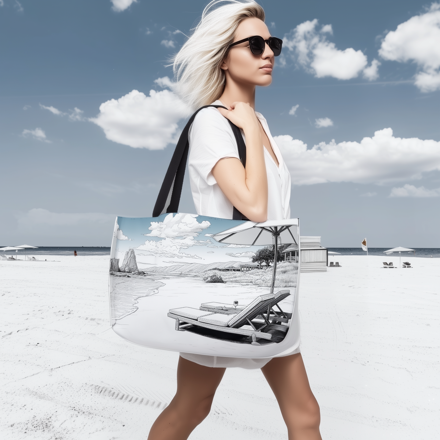 Beach-themed Weekender Tote Bag