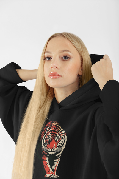 Fierce Tiger Fleece Hoodie