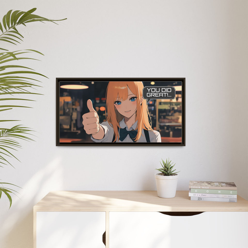 Motivational Framed Canvas Wall Art