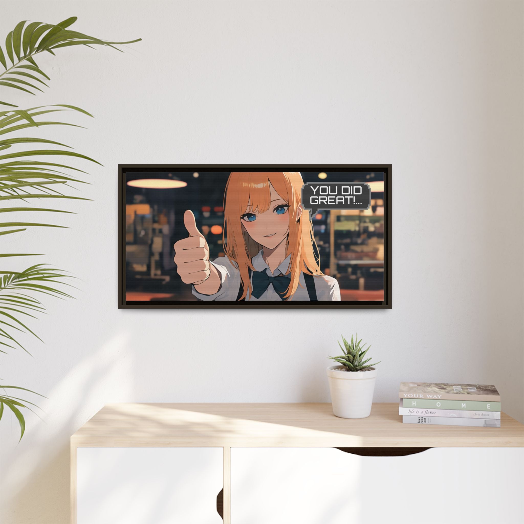 Motivational Framed Canvas Wall Art